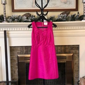 Punch pink Kate Spade sleeveless dress